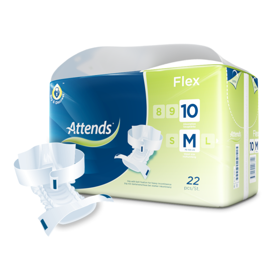 Inkontinensskydd Attends Flex 10 M 22st/fp